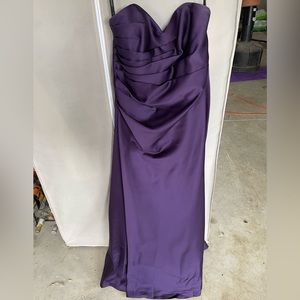 Floor length Alfred Angelo bridesmaid dress
